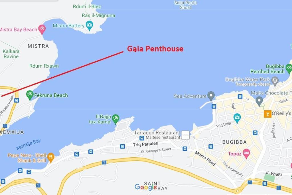 Gaia Penthouse Sea And Country Views Home Bahía de San Pablo Exterior foto